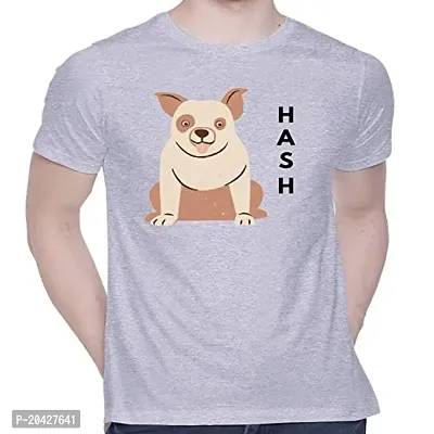 Graphic Printed T-Shirt for Unisex Dog Tshirt Casual Half Sleeve Round Neck Cotton T-Shirt-thumb0