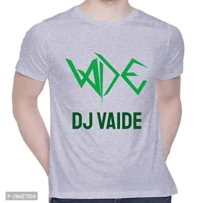 Miami Printed T-Shirt for Unisex DJ Vaide Logo Tshirt Casual Half Sleeve Round Neck Cotton T-Shirt-thumb0