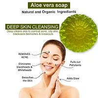 Aloe Vera Soap With Jojoba Oil For Added Moisture -100 Grams-thumb1