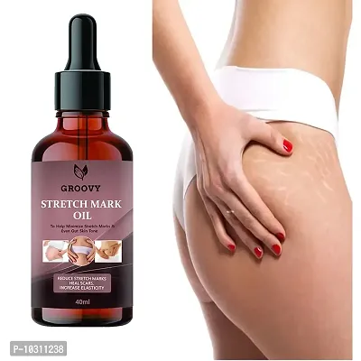 Stretch Marks Oil Moms Soft And Stretch Oil - Certified Organic, Kokum Butter Jojoba Oil, Virgin Coconut Oil For Stretch Marks -- 40 Ml-thumb0