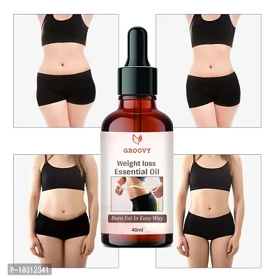 Fat Burning Oil, Slimming Oil, Fat Burner, Anti Cellulite And Skin Toning Slimming Oil For Stomach, Hips And Thigh Fat Loss Fat Go Slimming Weight Loss Body Fitness Oil-thumb0