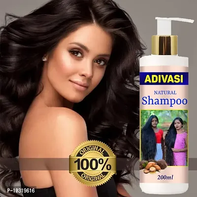 Herbal Premium Quality Hair Shampoo For Hair Regrowth - - 200 Ml-thumb0