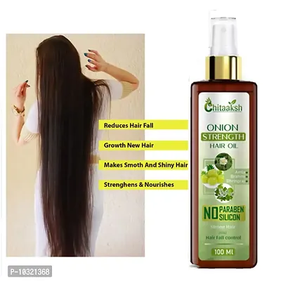 Chitaaksh Organics Herbal Onion Hair Oil Hair Oil- 100 Ml-thumb0