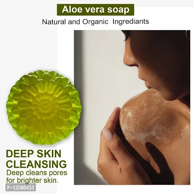 Aloe Vera Soap With Honey For Extra Hydration -100 Grams-thumb0