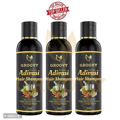 ADIVASI HERBAL HAIR SHAMPOO PACK OF 3