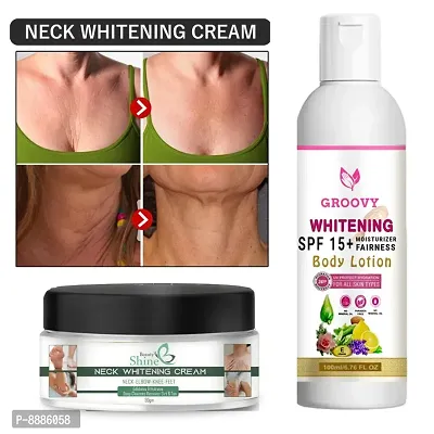 BODY LOTION WITH NECK WHITENING CREAM pack of 2-thumb0