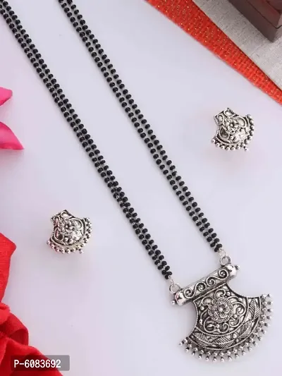 Silver Plated Mangalsutra Set