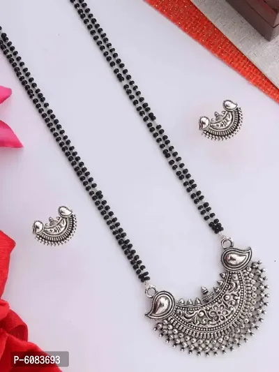 Silver Plated Mangalsutra Set