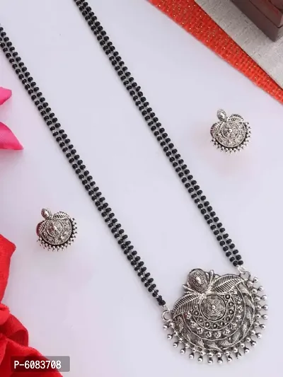 Silver Plated Mangalsutra Set