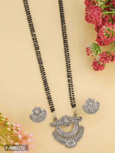 Silver Plated Mangalsutra Set