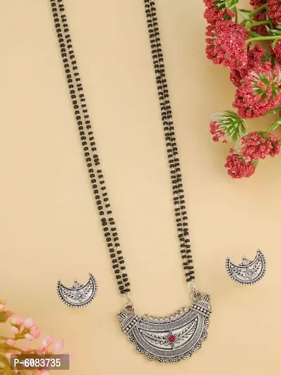 Silver Plated Mangalsutra Set