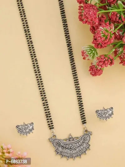 Silver Plated Mangalsutra Set