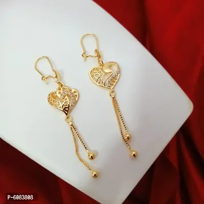 Trendy Beautiful Rose Gold Alloy Fancy Earrings