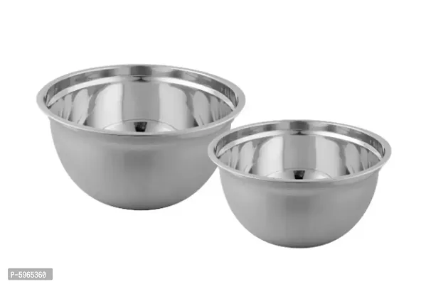stainless steel mixing bowl set of 2 pieces