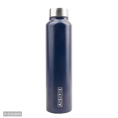 ASYEreg; Water Bottles Stainless Steel Water Bottle 1 Litre for School, Office, Home, Gym Leakproof, Rust free Steel Bottle -1000 ml -Bluehellip;