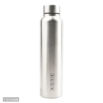 Bottles Stainless Steel Water Bottle 1 Litre for School, Office, Home, Gym Leakproof, Rust free Steel Bottle -1000 ml-thumb3
