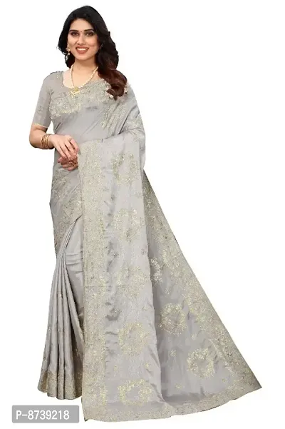 Beautiful Silk Blend Saree with Blouse piece