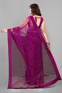 Classic Net Saree with Blouse piece-thumb1