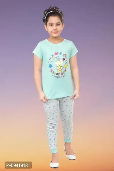 Trendy Cotton Night Suit for Girls-thumb0