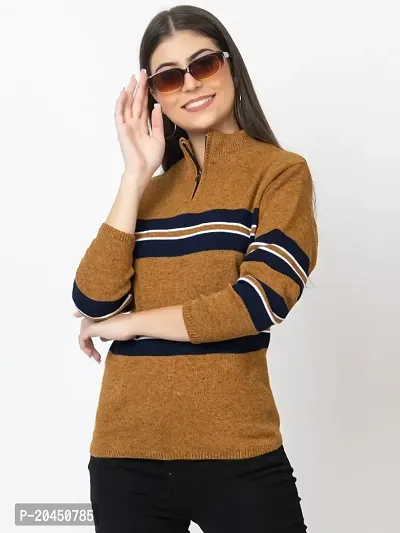 Woolen discount sweater zipper