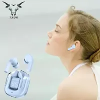 Ultra pods in-Ear Earbuds, Bluetooth Headphones Noise Canceling Translucent Bluetooth Headset  (  True Wireless)-thumb3