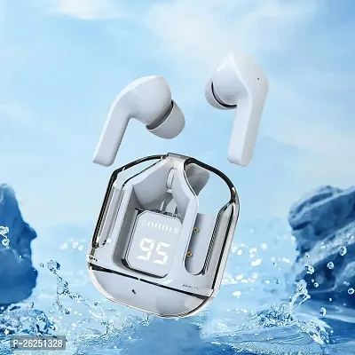 Ultra pods in-Ear Earbuds, Bluetooth Headphones Noise Canceling Translucent Bluetooth Headset     (Mulicolour, True Wireless)-thumb3