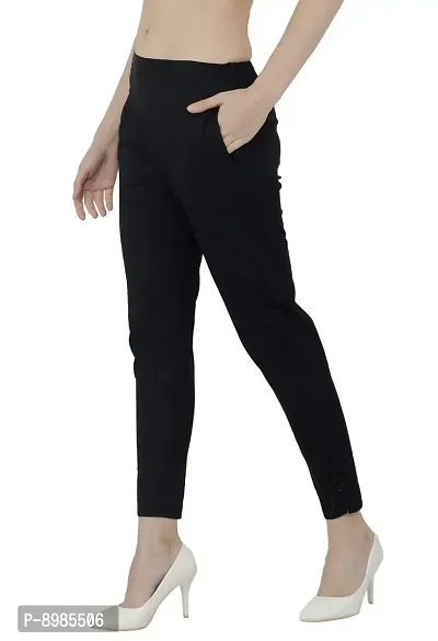 AAKRITHI Women's Slim Fit Trousers-thumb4