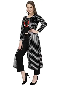 Neysa Women's A-Line Maxi Jumpsuit (Neysa-3Pcs-Flower-Inner_Black_Large)-thumb3