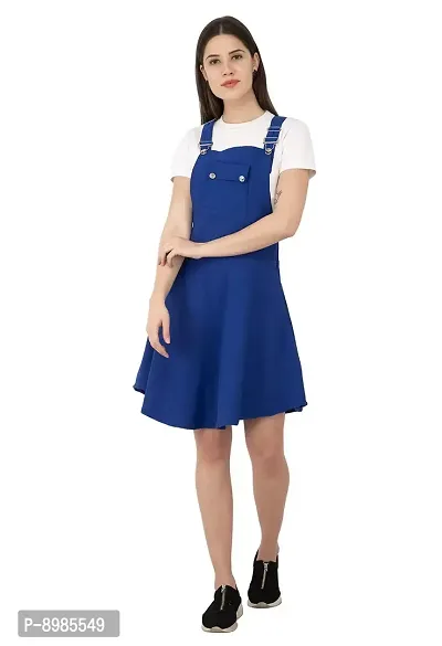 Dungaree Skirt, Pocket, Belt Adjustable Length, top Cap with Sleeve, for  Women and Girls