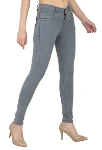 AAKRITHI Women Denim Jeans Grey-thumb3