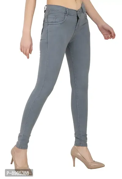 AAKRITHI Women Denim Jeans Grey-thumb4