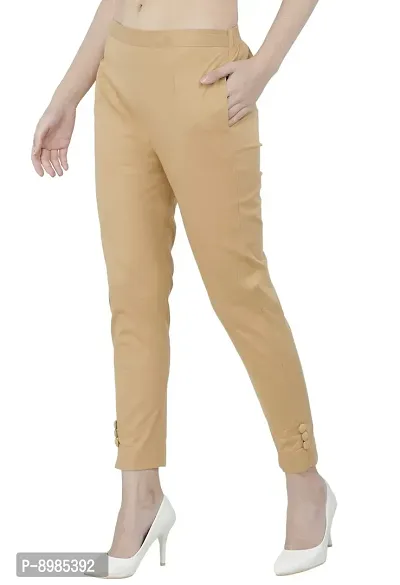 AAKRITHI Women's Slim Fit Trousers-thumb3