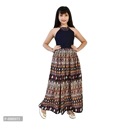 Belvik Girl Printed Dress