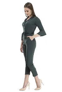 Neysa Women's Georgette Solid Jumpsuit-thumb3