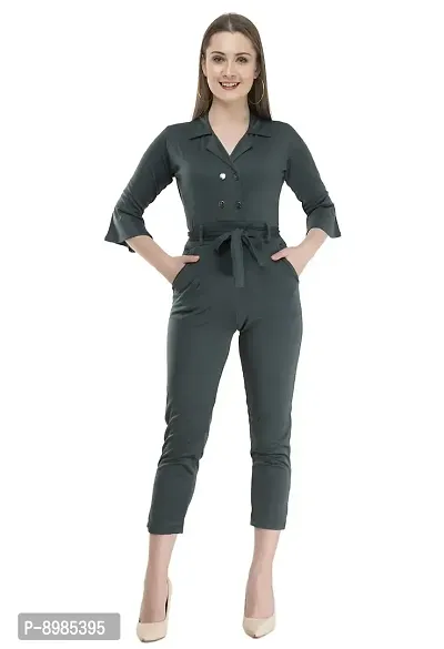 AAKRITHI Women Solid Jumpsuit-thumb0