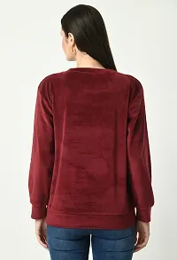 Girls Full Sleeve Printed Round Neck Sweatshirt-thumb3