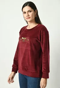 Girls Full Sleeve Printed Round Neck Sweatshirt-thumb4