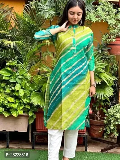 Fancy Cotton Kurtas For Women-thumb0