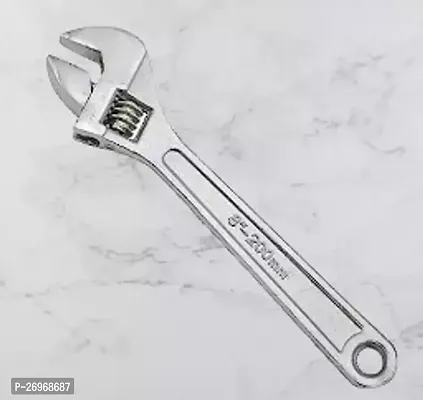 Adjustable Wrench 200Mm 8 Drop-Forged Professional For Auto Repair General Assembly Maintenance Plumbing-thumb0