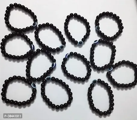 12 Pc Black Bracelet  Design for Lady and Kids