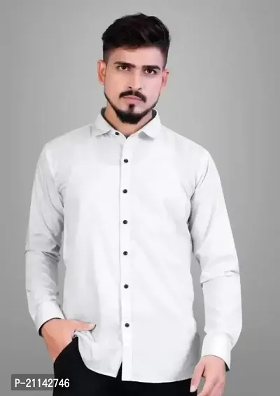 Classic Cotton Blend Solid Casual Shirts