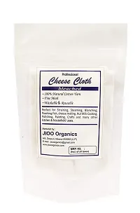 Jioo Organic Professional Bleached Muslin Cheese Cloth (Off-White, Standard Size)-thumb1