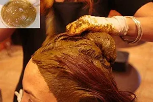 Jioo Organics Indigo Henna herbal Powder, Organically Natural Hair Powder, Silky, Smoothness  Shine Hair Growth, Black Hair Color Men  Women, Mehandi, Pure, Organic, Henna Leaves, Dye, Hair Stronger, 100gm-thumb3