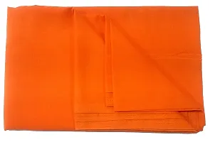 J Organics Pooja Cloth || Pooja Cloth for Mandir || Pooja Clothe for Mandir Decoration || Backdrop Cloth for Decoration - Orange-thumb1