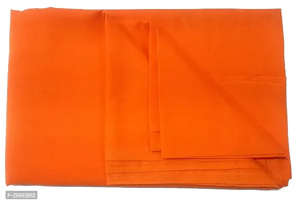 J Organics Pooja Cloth || Pooja Cloth for Mandir || Pooja Clothe for Mandir Decoration || Backdrop Cloth for Decoration - Orange-thumb2