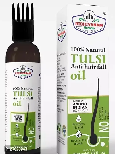 Natural Herbal Tulsi Anti Hair Fall Oil- 200 ml