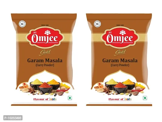 OMJEE GOLD GARAM MASALA POUCH 1KG (PACK OF 2)