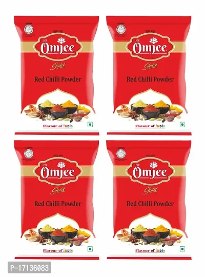 OMJEE GOLD RED CHILLI POWDER 500GM (PACK OF 4)