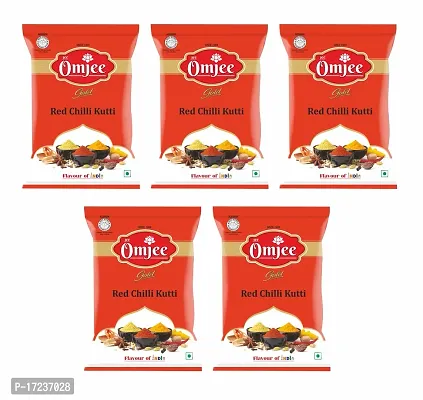 OMJEE GOLD RED CHILLI KUTTI 200GM (PACK OF 5)-thumb0
