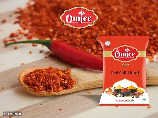 OMJEE GOLD RED CHILLI KUTTI 200GM (PACK OF 5)-thumb4